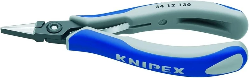 KNIPEX Precision Electronics Gripping Pliers with Multi-Component Handles 130 mm, 34 12 130