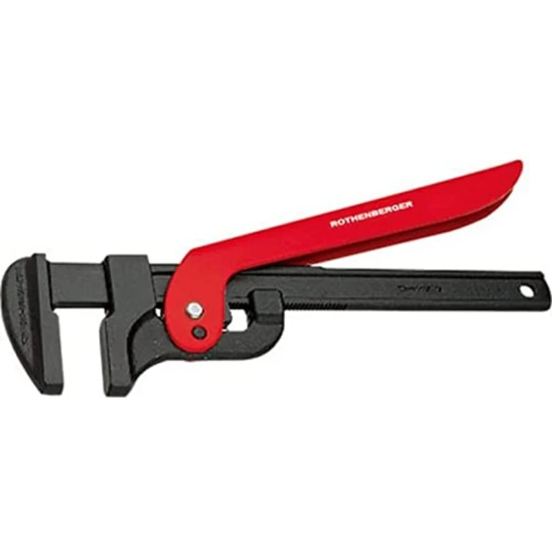 Rothenberger 350850 Adjustable Pipe Wrench, Red/Black, 260 mm