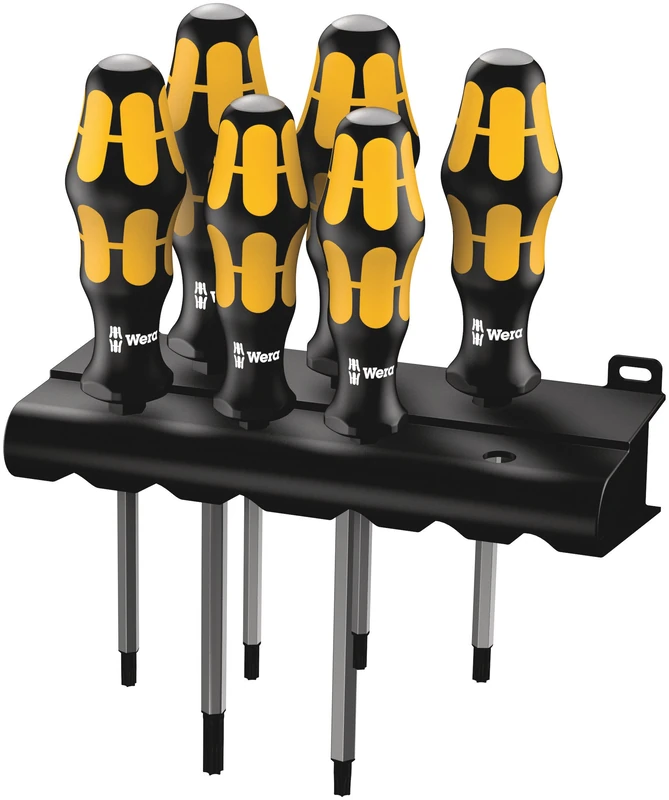 Wera 977/6 TORX® Kraftform Chiseldriver screwdriver set, 6pc, 05024410001 - Image 1
