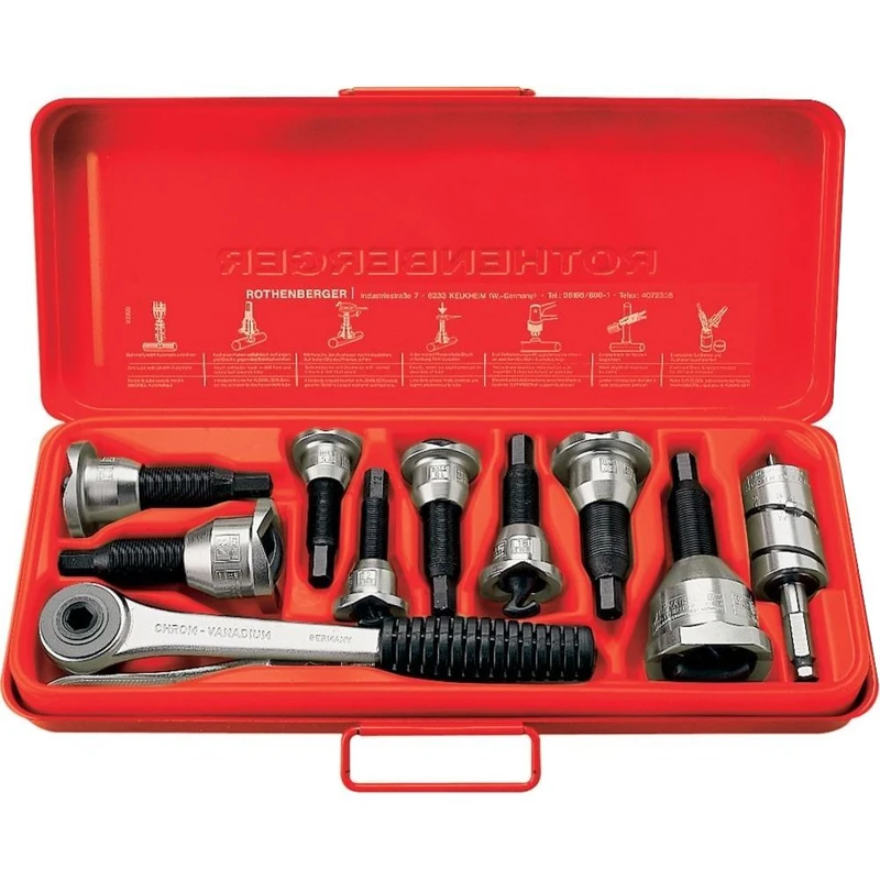 Rothenberger 22100 12-22 mm Bending Machine Sets - Black/Silver