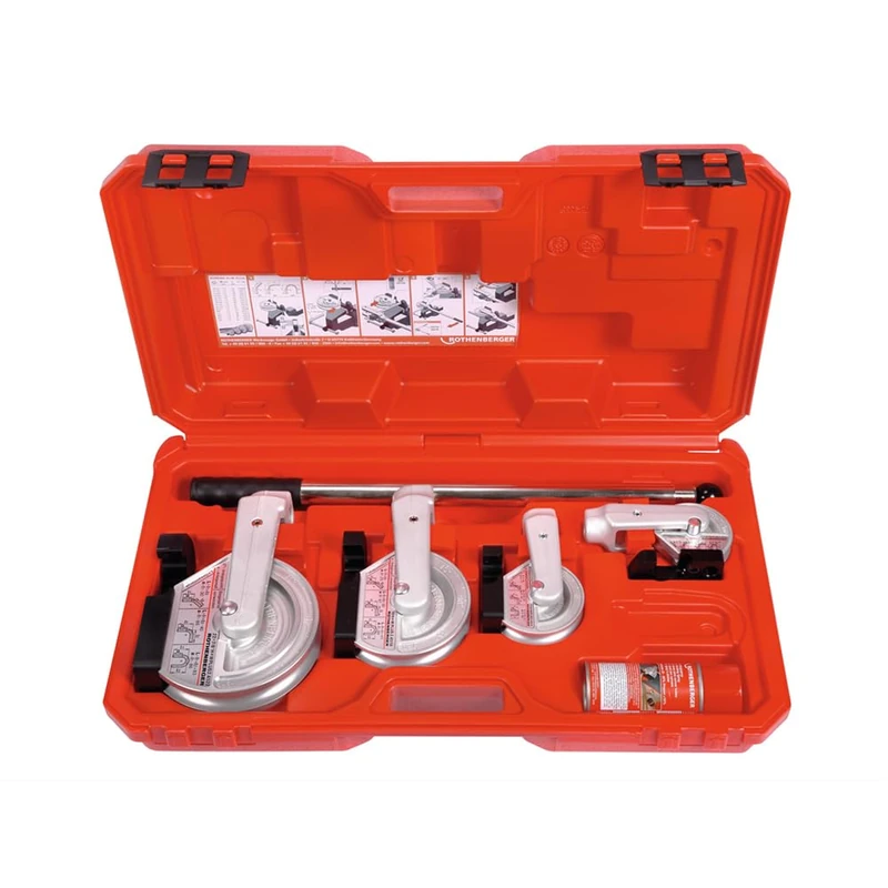 Rothenberger 24500 12-22 mm Bending Set - Black/Silver/Red