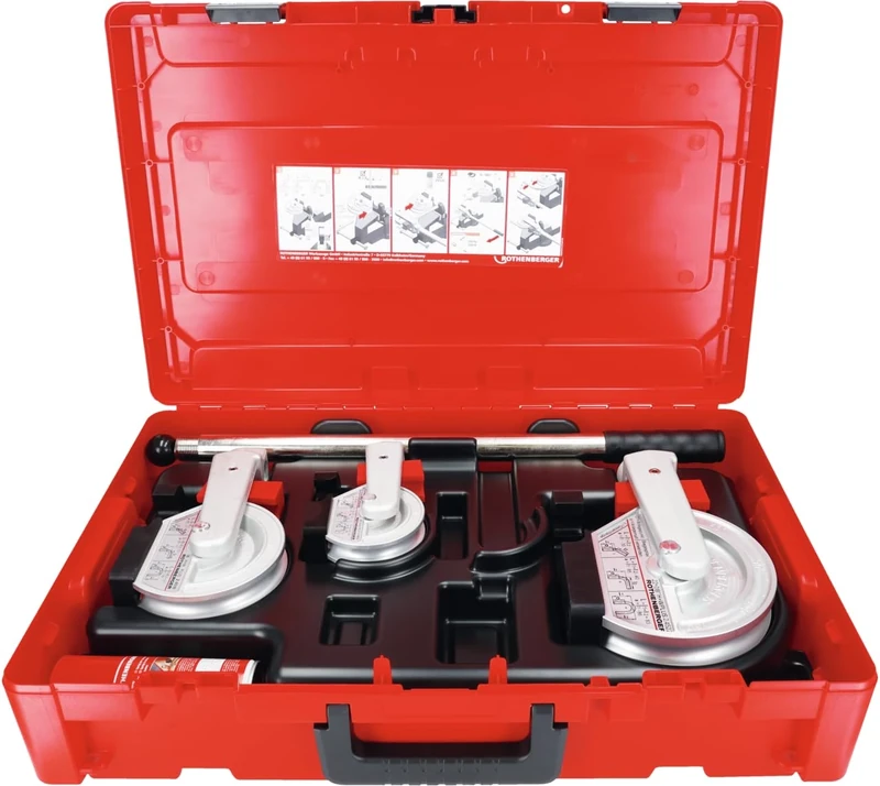 Rothenberger 24505 15-22 mm Bending Set - Black/Silver/Red