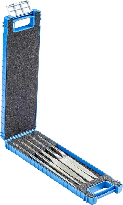 Pferd DF2627D126 Diamond Handy File Set 215mm 5 pcs, Silver, 215 mm, Set of 5 Piece