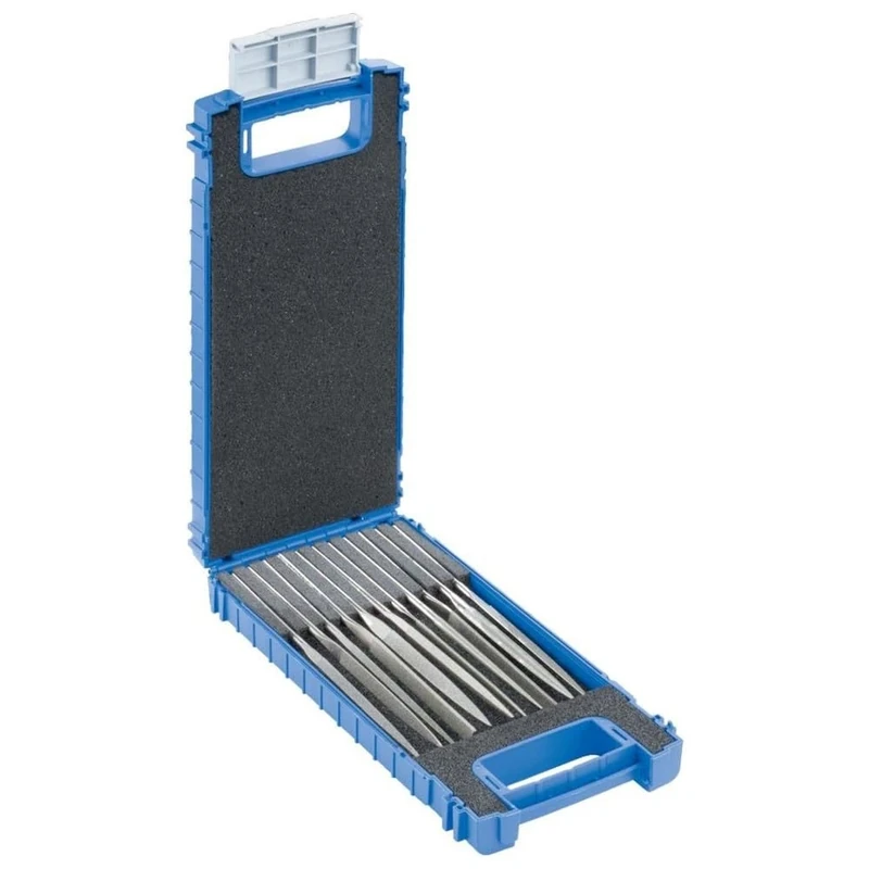 Pferd DF4211140D126 Diamond Needle File Set D126 11 pcs, Silver, Set of 5 Piece