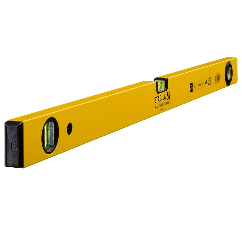 Stabila 02475/8 80 cm "Type 70 W" Spirit Level - Yellow/Black