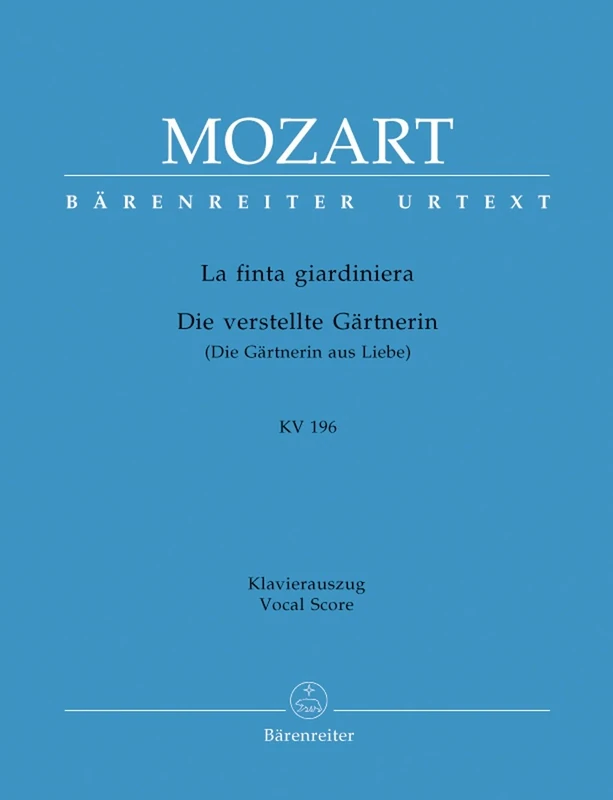 La finta giardiniera K.196 (Vocal Score)
