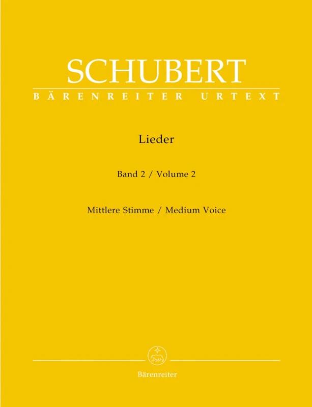 Lieder Volume 2, Medium Voice & Piano