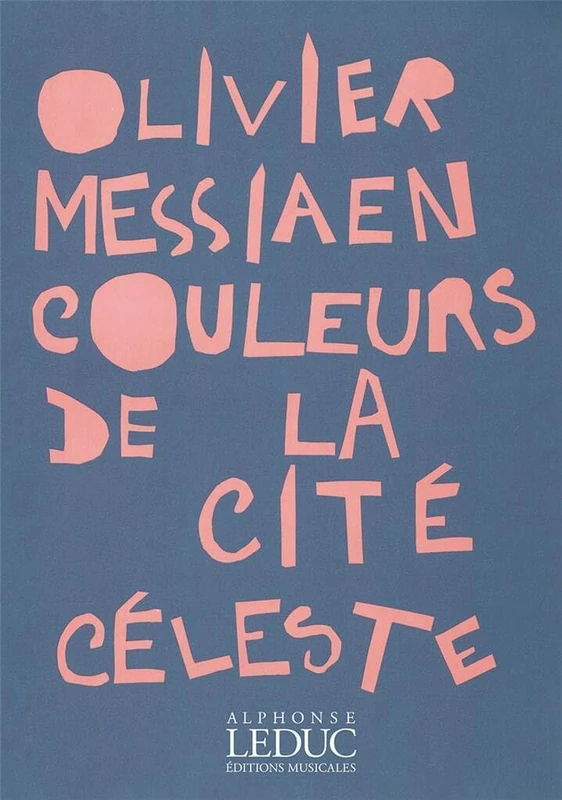 Messiaen Couleurs de la Cite Cleste in 8 Bl917 Orchestra Score - Image 1