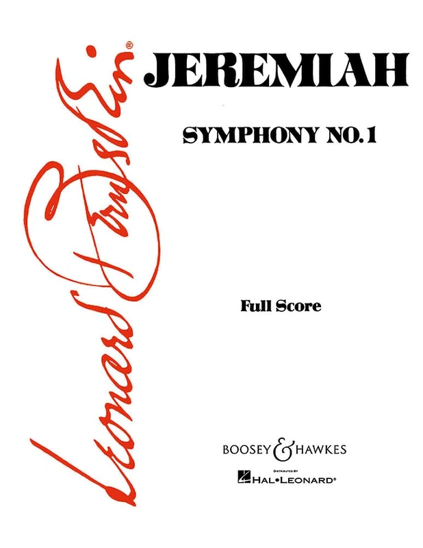 Jeremiah (Symphony 1): Symphonie Nr. 1. Mezzo-soprano and orchestra. Partition. - Image 1