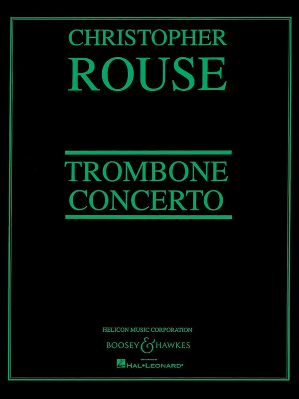 Trombone Concerto: trombone and orchestra. Partition.