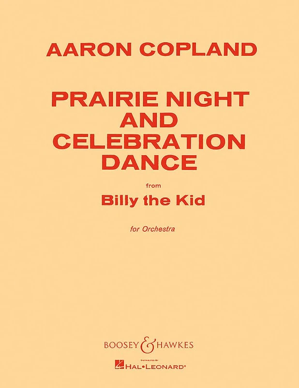 Prairie Night & Celebration Dance: from "Billy the Kid". orchestra. Partition et parties.