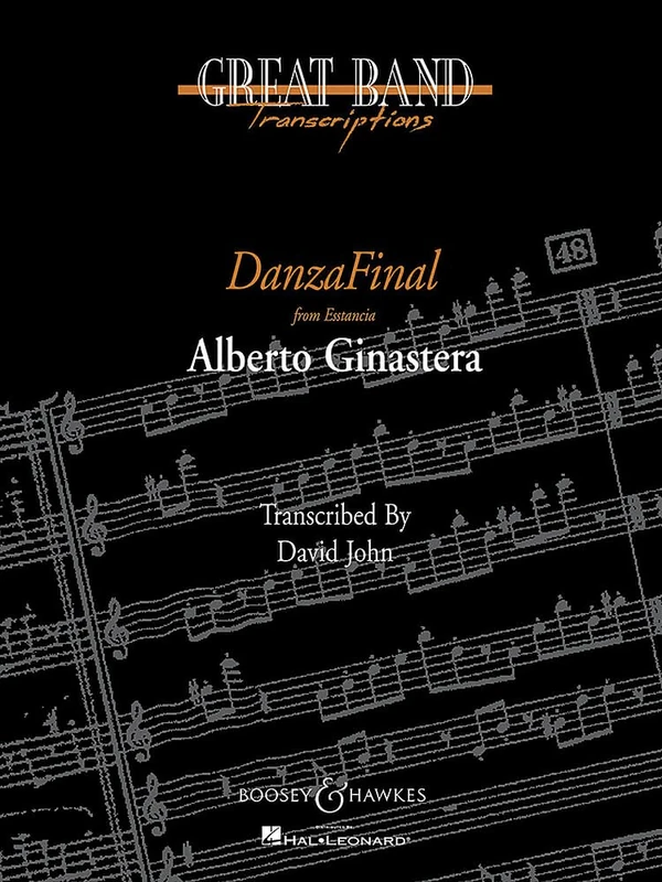 Danza Final: from "Estancia". QMB 328. op. 8. Wind band. Partition et parties.