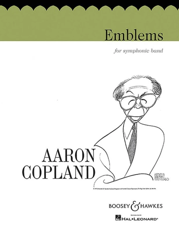 Emblems: QMB 339. Wind band. Partition et parties.