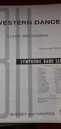 Western Dance: QMB 352. Wind band. Partition et parties.