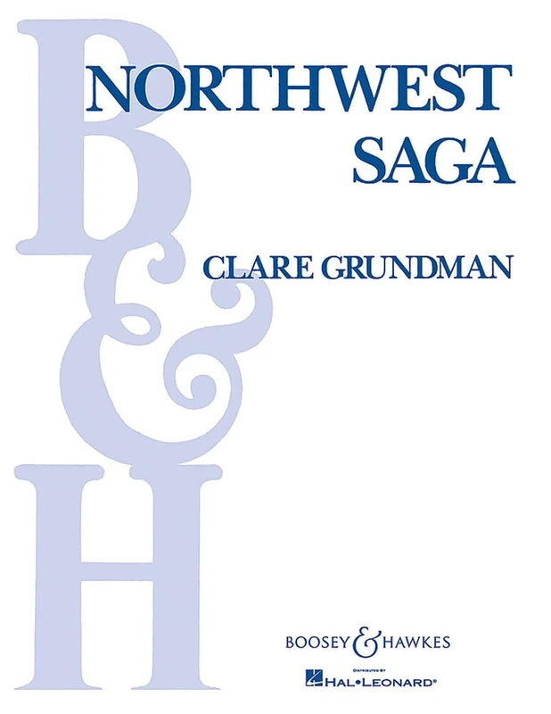 Northwest Saga: wind band. Partition et parties.