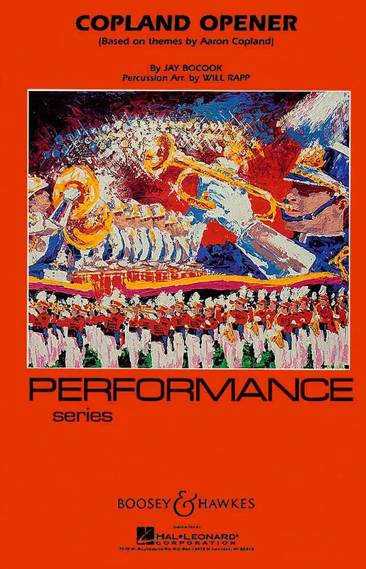 Copland Opener: Based on themes of Aaron Copland. wind band. Partition et parties.