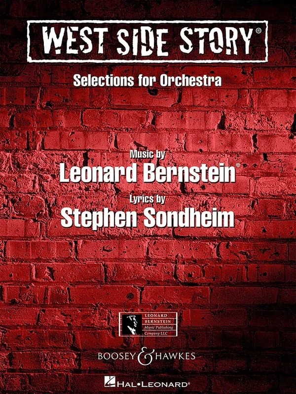 West Side Story: Selections. orchestra. Piano conducteur et parties.