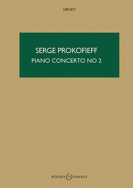 Piano Concerto No. 2 in G minor: HPS 877. op. 16. piano and orchestra. Partition d'étude.