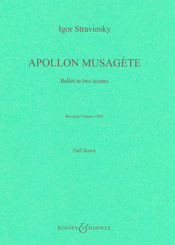 Apollon Musagete: Ballet in 2 Scenes. string orchestra. Partition.