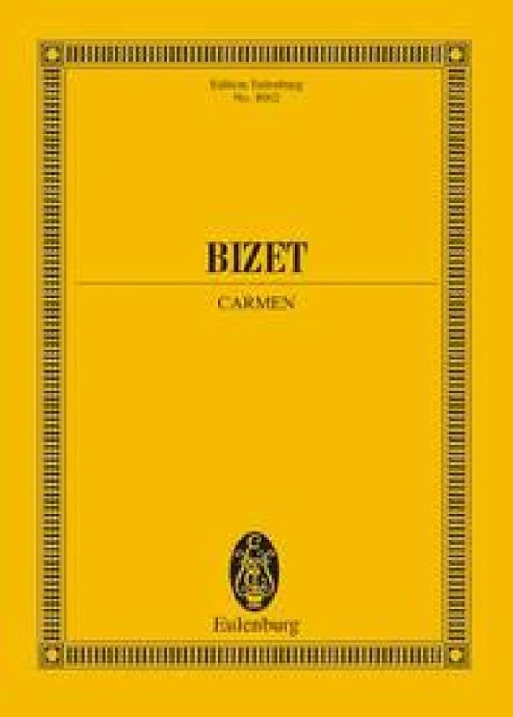 Carmen - Opéra comique in four acts - Soli, Choir and Orchestra - study score - (ETP 8062) - Image 1