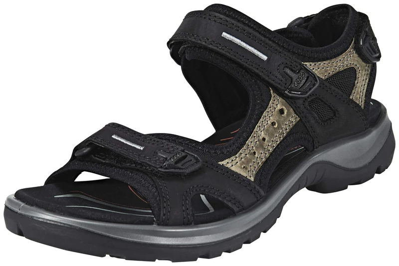 Ecco Offroad Women's Open Toe Sandals, Black Mole Black, 3.5-4 UK