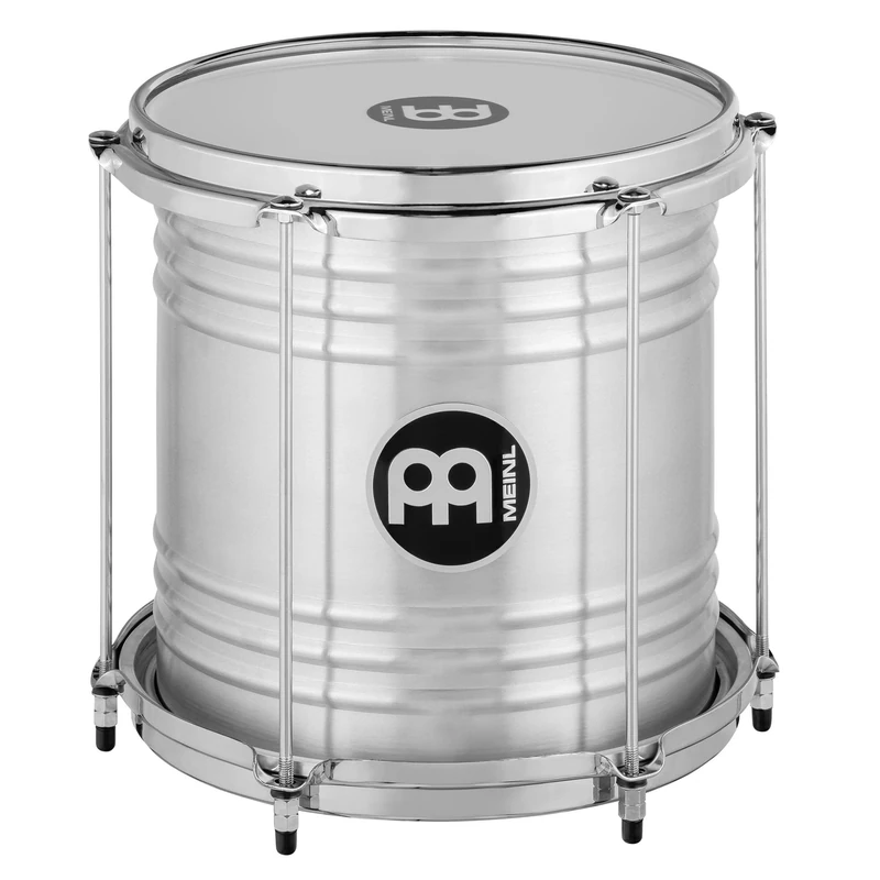 Meinl Percussion Aluminum Series Repinique - Very Small Hand Drum with Synthetic Head - 10 Inches Height - Aluminum, Silver (RE10)