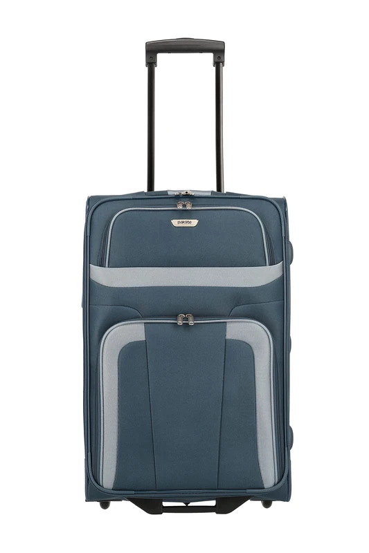paklite travel suitcase with 2 wheels, medium-sized trolley, ORLANDO, classic soft-shell trolley in timeless design, 63 cm, 58 liters - Image 1