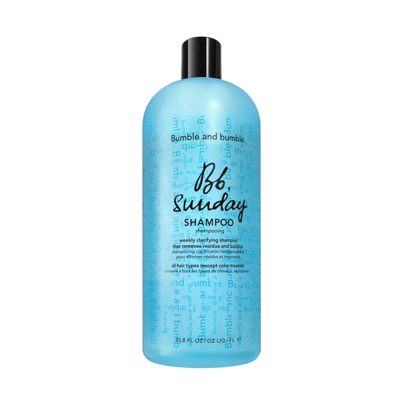 Bumble and bumble. Sunday Weekly Clarifying Shampoo | Removes Residue, Excess Oil + Pollutants | Color Safe | Curly, Wavy, Straight, 1000 ml