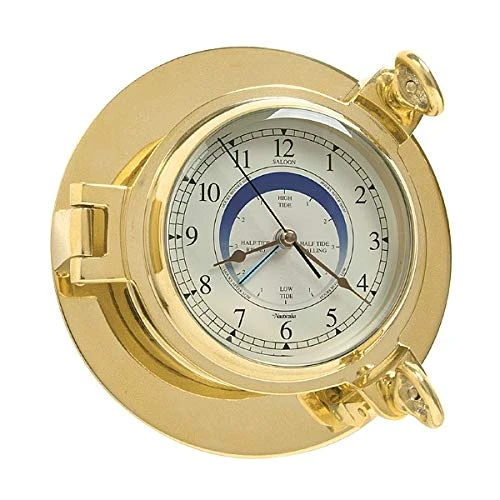 Brass Saloon Tide Clock