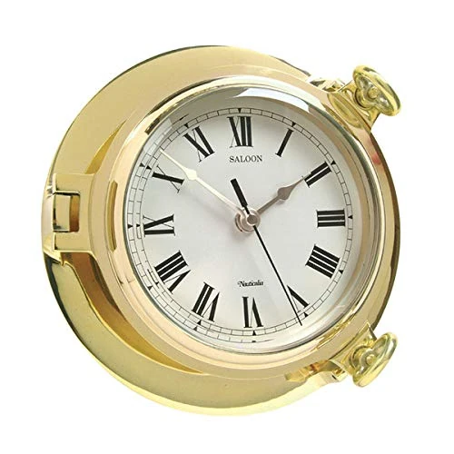 Brass Saloon Clock