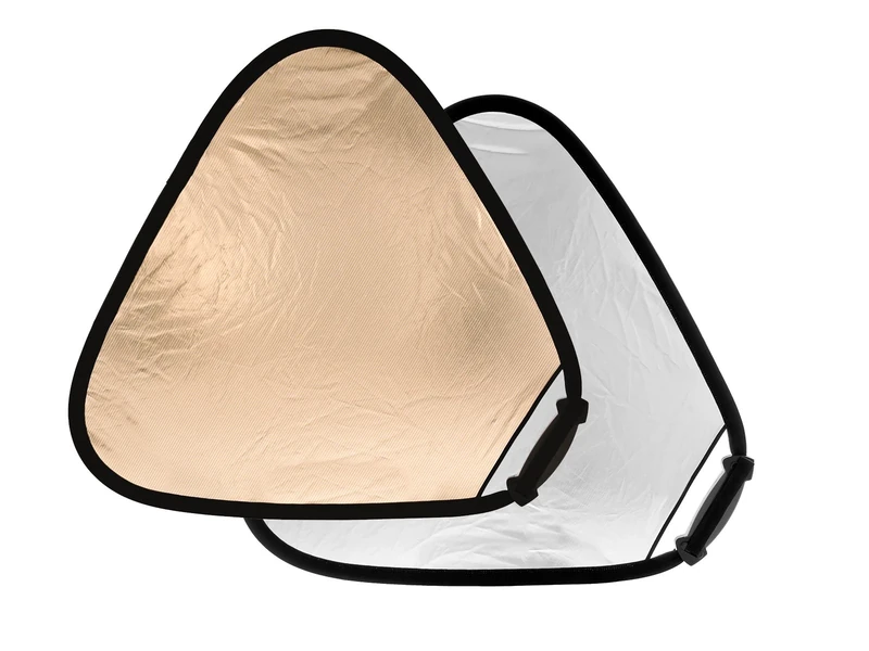 Lastolite Traingular TriGrip Reflector 75cm - Sunfire/Silver