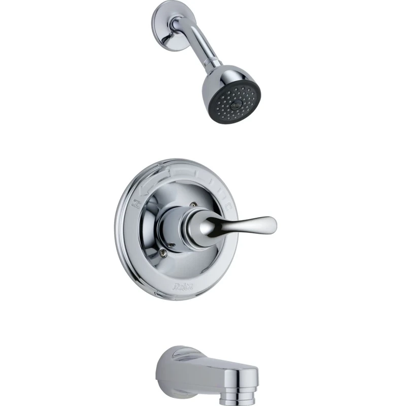 Delta Faucet T13420-PD Classic, MonitorR 13 Series Bath Shower Tub and Shower Trim, Chrome, 10.00 x 7.00 x 10.00 inches