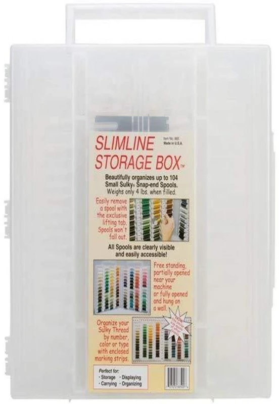 Sulky 13 x 13 x 2-inch Slimline Empty Storage Box - Image 1
