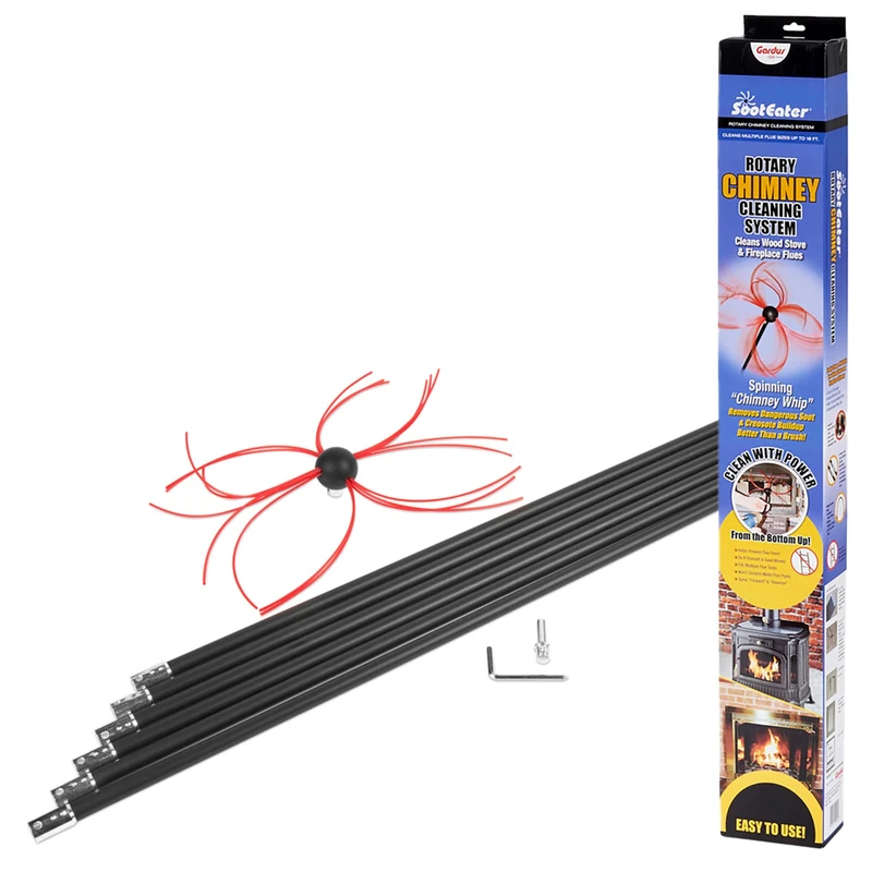 Gardus Inc RCH205-B Sooteater Rotary Chimney Cleaning System, Pack of 1 - Image 1