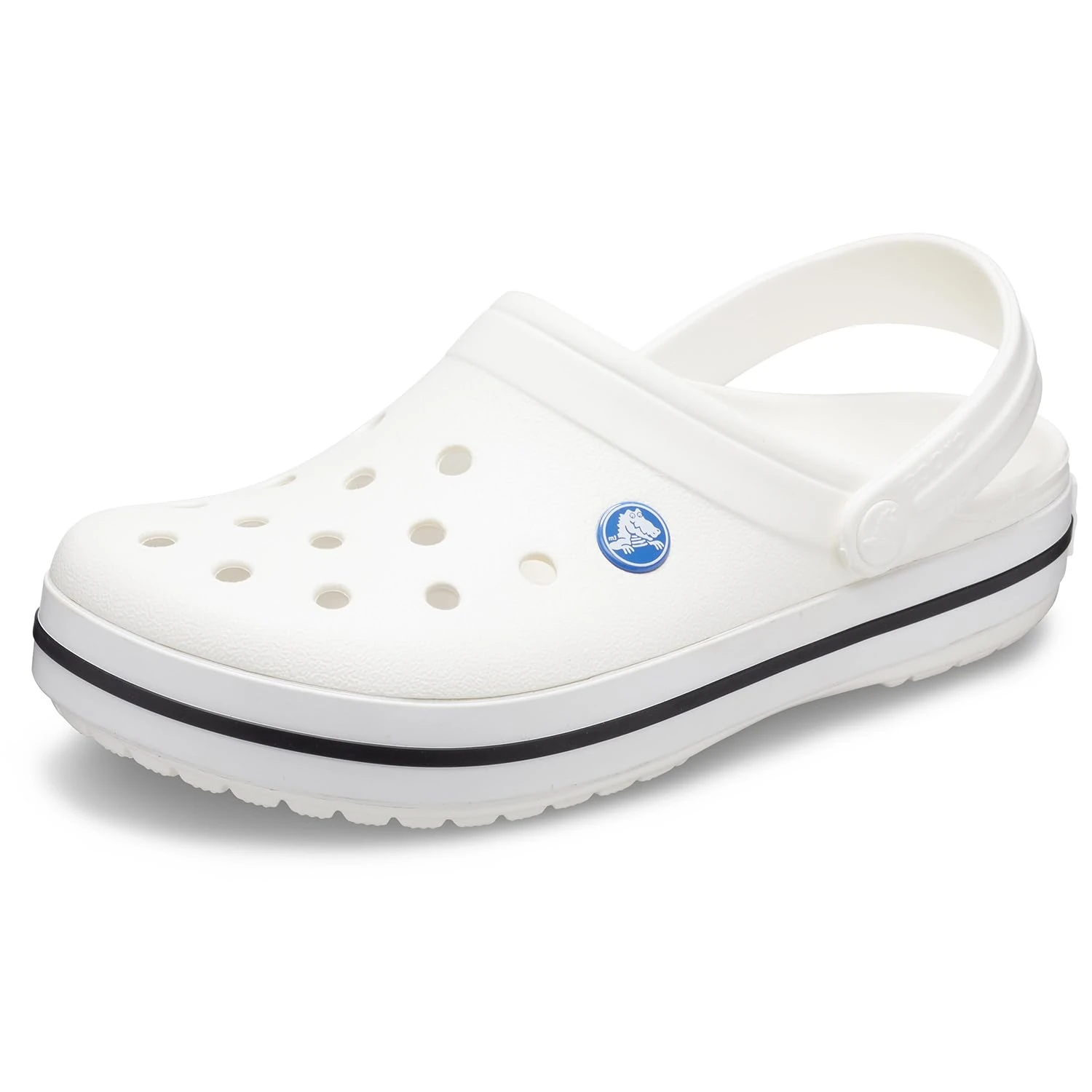 Crocs Unisex Bistro Clogs, White, 10 UK Men