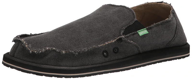 Sanuk Vagabond Sidewalk Surfer, Charcoal, 5 UK