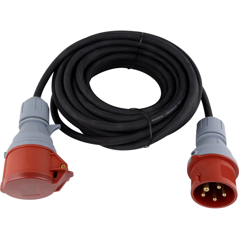 REV Ritter 006310 Extension Cable CEE F5G 1.5² 10 m Black