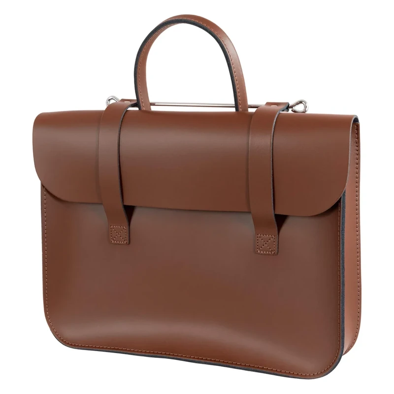 Oxford Traditional Leather MC1-BR Music Case - Brown