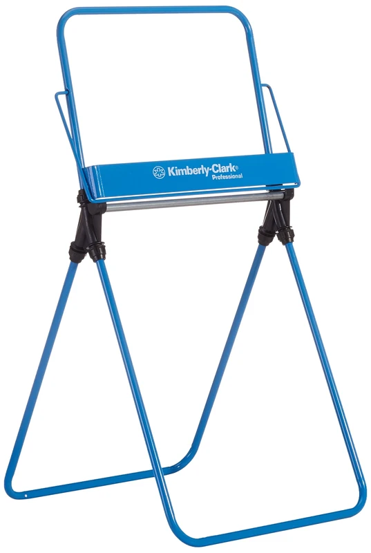 Kimberly-Clark Professional Floor Standing Large Roll Wiper Dispenser 6154-1 x Blue Portable Dispenser