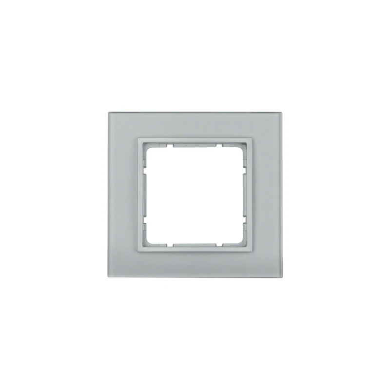 Hager B7 – Frame 1 Element Glass Aluminium