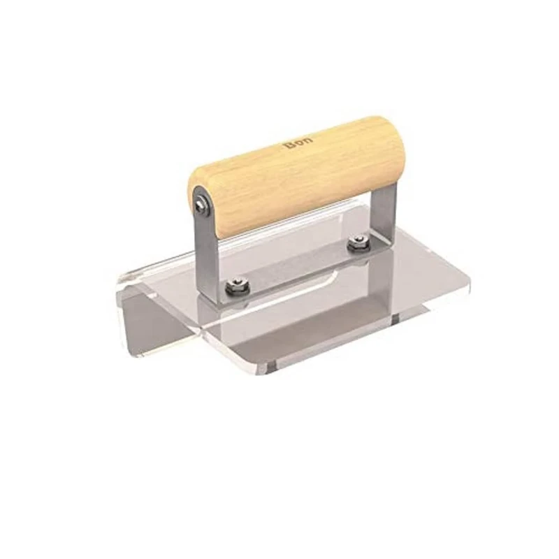 Bon 12-693 Step Tool - Plex Outside 6-inch X 5-inch - 3/4-inch Radius with Wood Handle