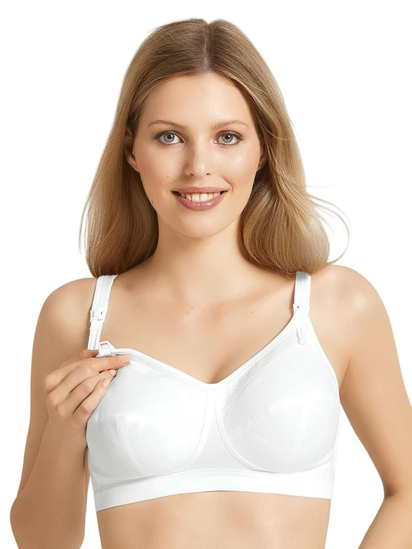 Anita Women 5051 Soft Cup Nursing Bra, White, 34E