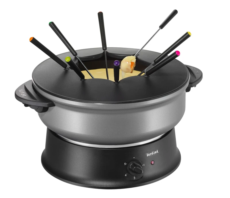 Tefal WK302013 Compactable Fondue Wok - 1200W Multifunctional