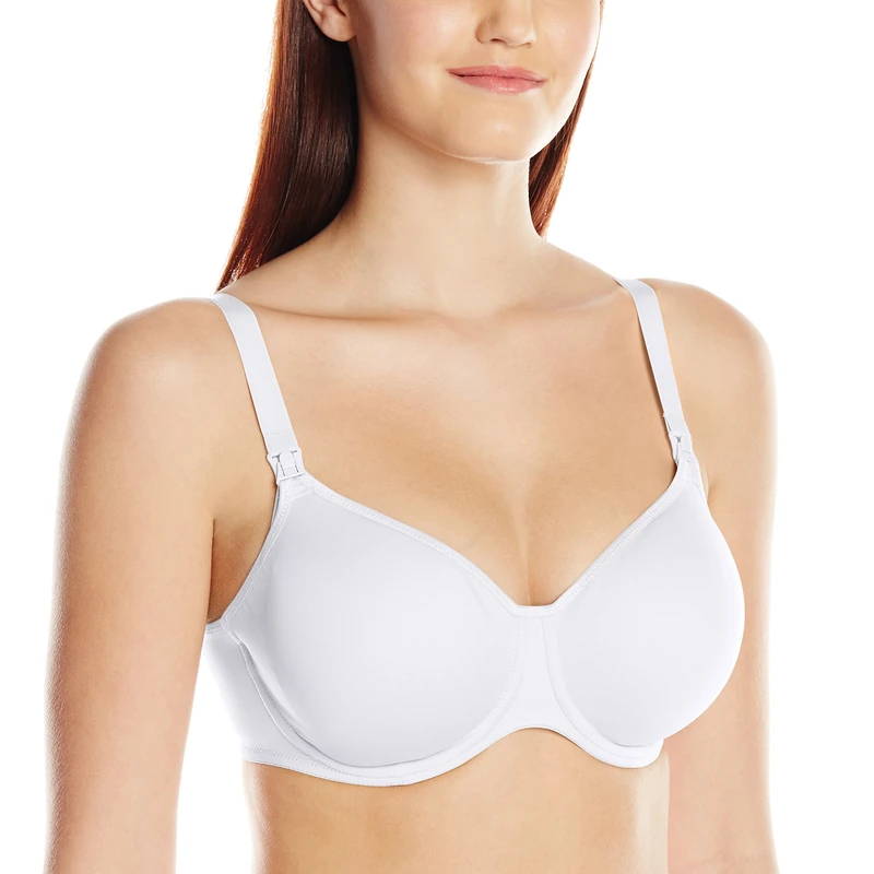 Anita Women's 5068 Seamless Underwired Nursing Bra, White, 32E