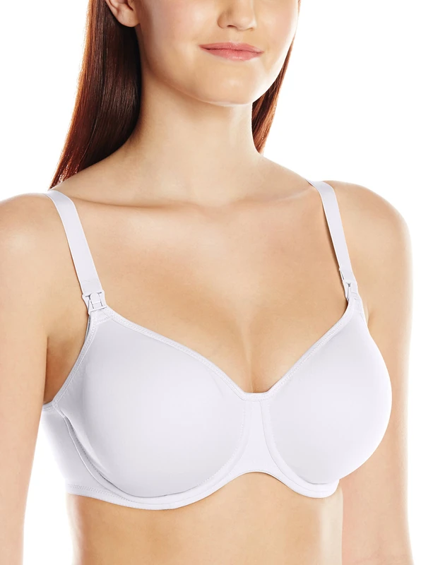 Anita Women's 5068 Seamless Underwired Nursing Bra, White, 36G