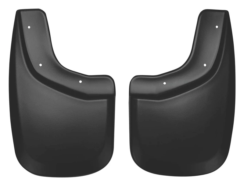 Husky Liners 57811 Fits 2004-12 Chevrolet Colorado, 2004-1 GMC Canyon-with Large (Wide/Thick) Flares, Black, Custom Rear Mud Guards