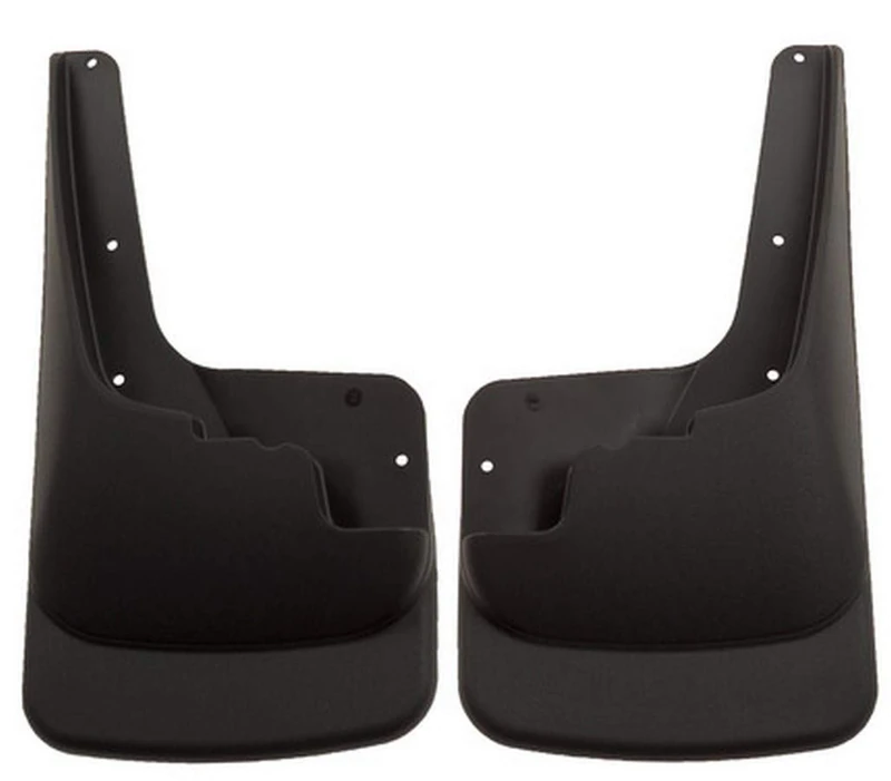 Husky Liners 56641 Fits 2008-10 Ford F-250/F-350 Without OEM Fender Flares, Black, Custom Front Mud Guards