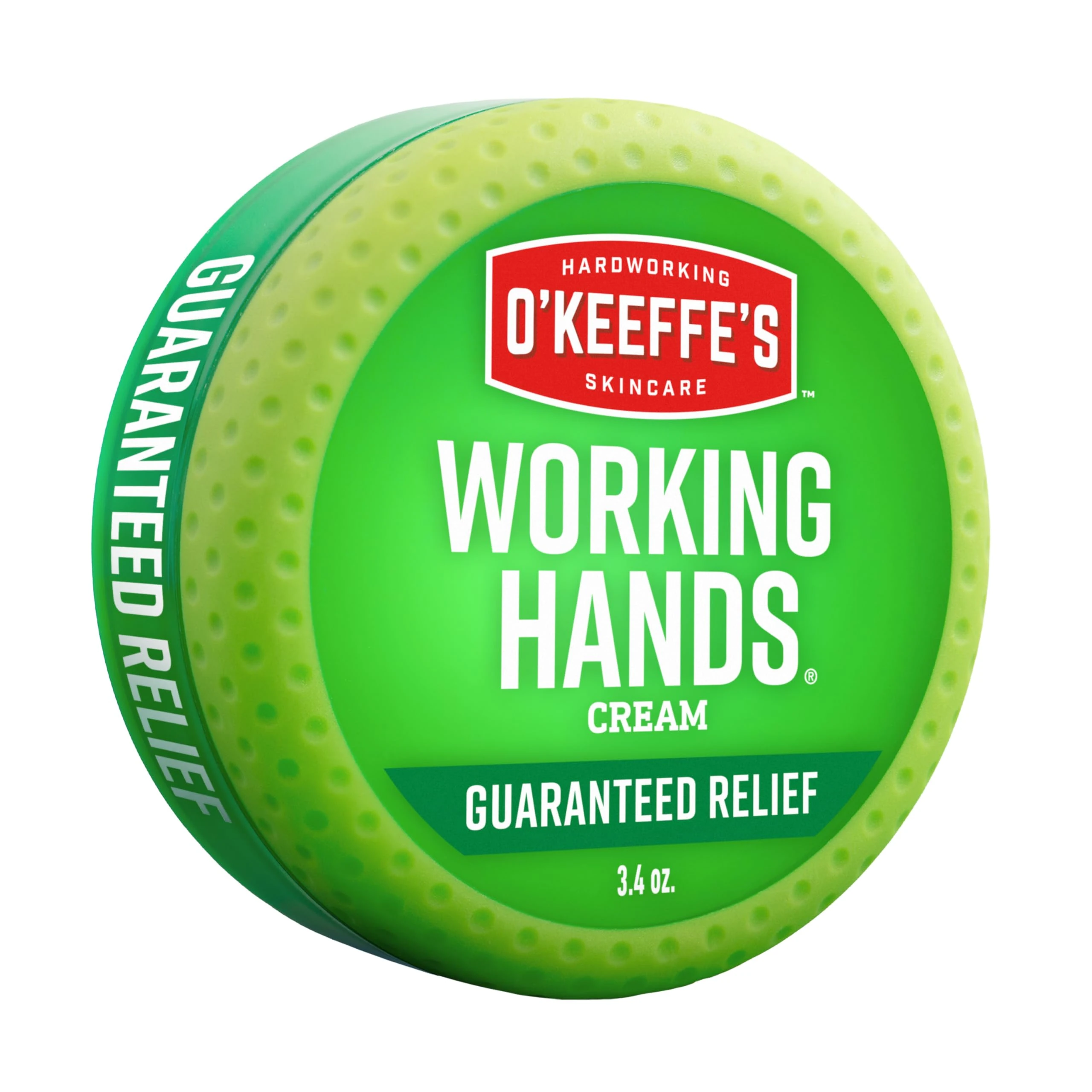 O’Keeffe’s Working Hands, 96g Jar - Hand Cream for Extremely Dry, Cracked Hands | Instantly Boosts Moisture Levels, Creates a Protective Layer & Prevents Moisture Loss