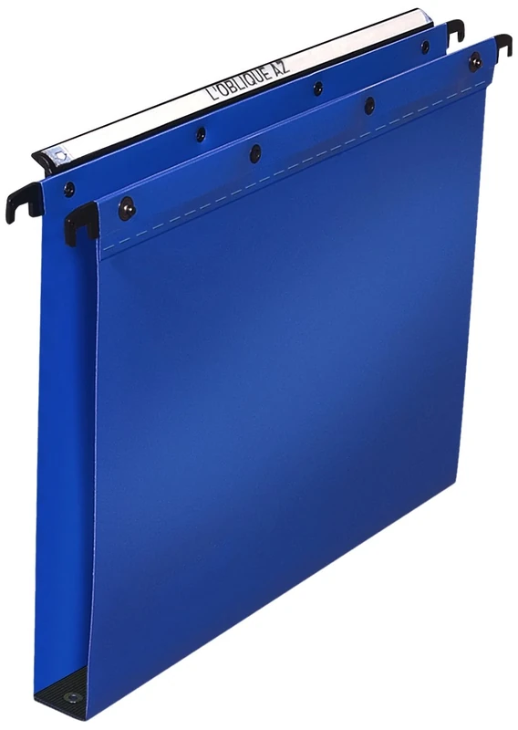 Elba Ultimate Polypropylene Foolscap Suspension Files, 30mm Base - Blue (Pack of 25)