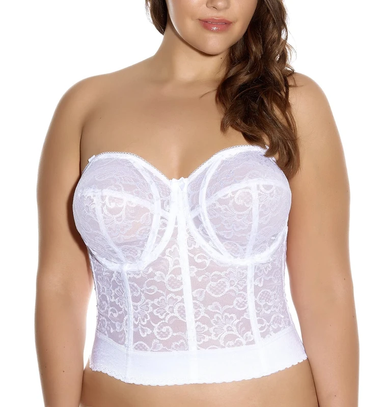 Goddess Women's Lace Bustier Bra #GD0689 - - 34E